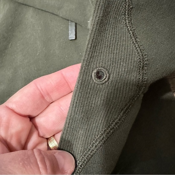 Lululemon Dark Olive Warm for Winter Pullover Hoodie - Picture 9 of 10